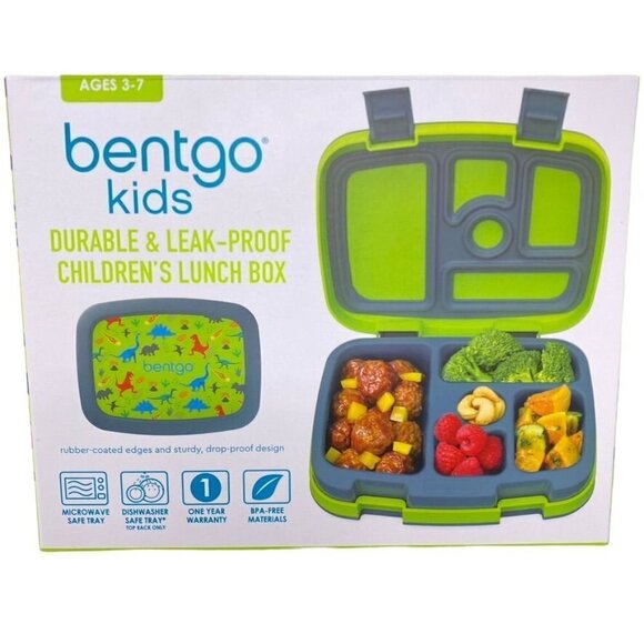 Bentgo Kids' Leakproof, 5 Compartment Bento-Style Kids' Lunch Box Various Prints - Picture 2 of 12